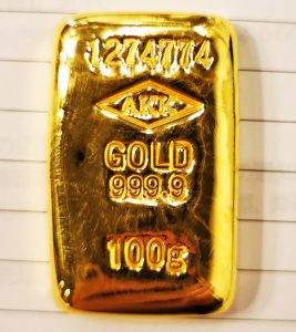 金100ｇインゴット