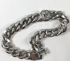 Pt850 D1.06ct ダイヤ プラチナ喜平ブレス