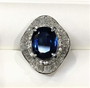 サファイア ダイヤ リング プラチナ ゴールド 金 白金 買取 査定 上野