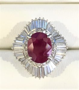 ルビー ダイヤ リング プラチナ ゴールド 金 白金 貴金属 ジュエリー 買取 査定 高価買取