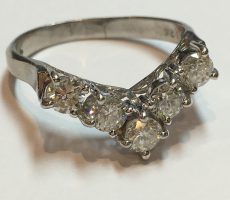 Pt900 ダイヤ 1.26ct リング