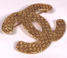 シャネル ココマーク ブローチ ゴールド