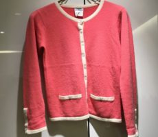 シャネル カーディガン ピンク