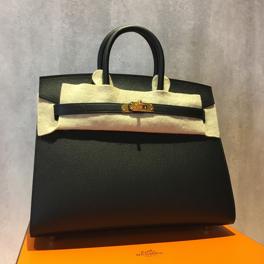 HERMES エルメス バーキン25 エプソン 黒