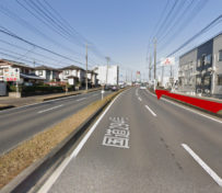 西友楽市守谷店_南守谷駅から_道のり5