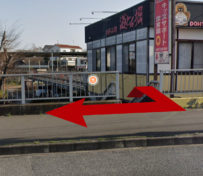 西友楽市守谷店_南守谷駅から_道のり3