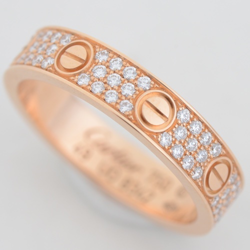 カルティエ Cartier ラブリング パヴェダイヤ ミニラブリング