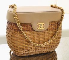 【シャネル】ウィッカーバスケットバッグ