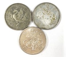 【100円銀貨】稲 鳳凰 東京オリンピック