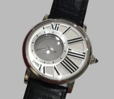 【カルティエ】ロトンド ドゥ カルティエ ミステリアスアワー K18WG W1556224