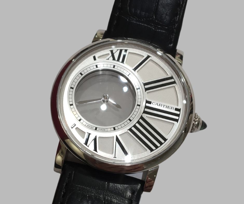 【カルティエ】ロトンド ドゥ カルティエ ミステリアスアワー K18WG W1556224