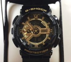 【カシオ】G-SHOCK ブラック×ゴールドシリーズ GA-110GB-1AJF