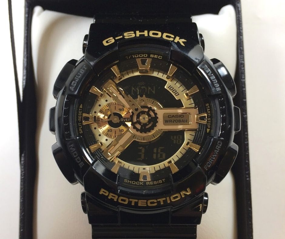 【カシオ】G-SHOCK ブラック×ゴールドシリーズ GA-110GB-1AJF