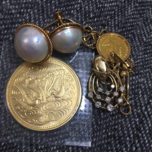 御在位10万円金貨 K18ネックレス